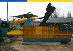 Hydraulic Metal Scrap Bailer Press Capacity 4-6ton per Hour 74kW Motor Metal Compactor